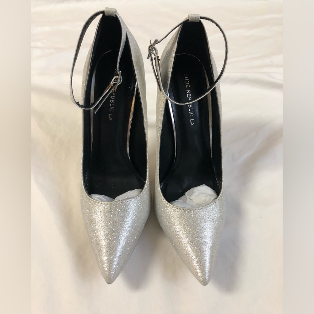 Shoe Republic high heel glitter pumps size: 8.5 - Picture 3 of 9